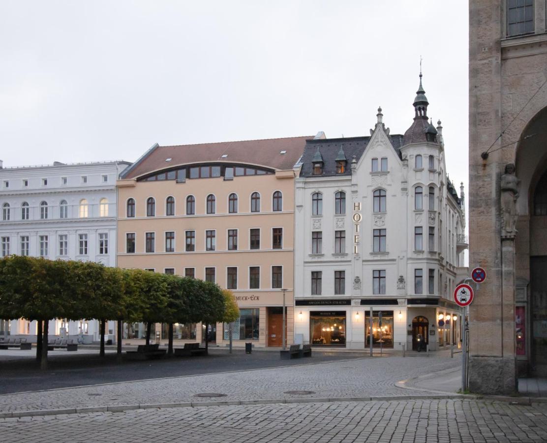 Akzent Hotel Am Goldenen Strauss Görlitz Buitenkant foto