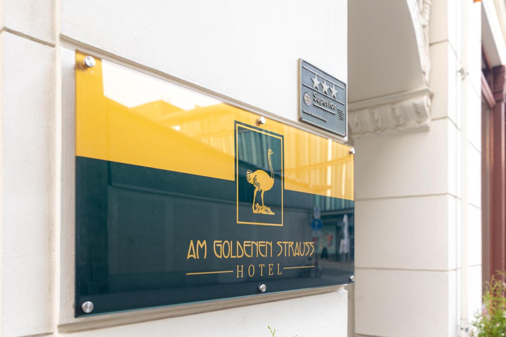Akzent Hotel Am Goldenen Strauss Görlitz Buitenkant foto