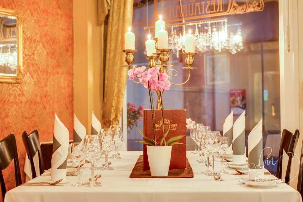 Akzent Hotel Am Goldenen Strauss Görlitz Restaurant foto