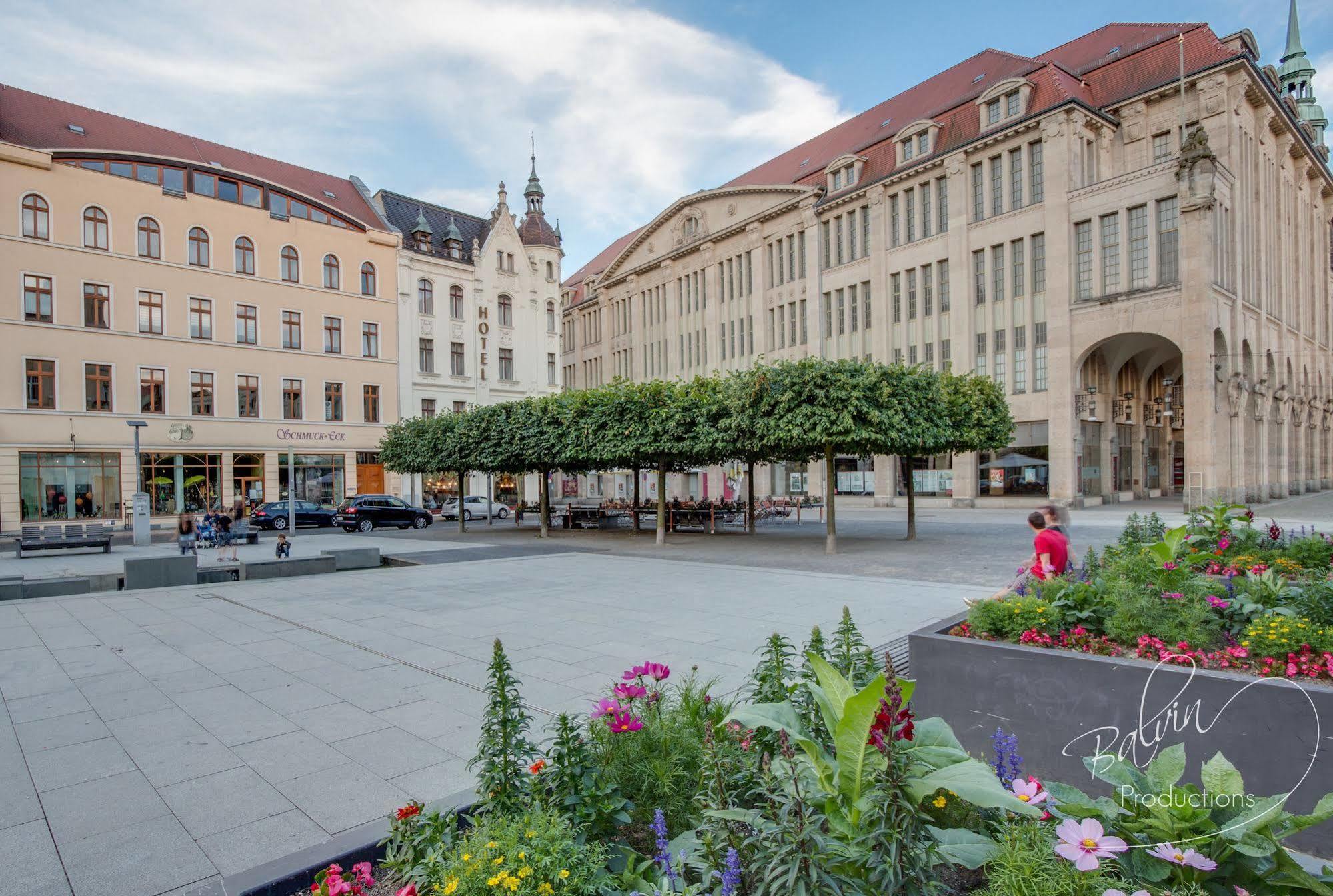 Akzent Hotel Am Goldenen Strauss Görlitz Buitenkant foto
