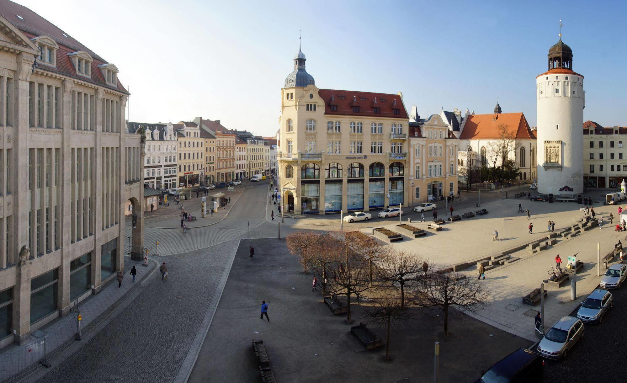 Akzent Hotel Am Goldenen Strauss Görlitz Buitenkant foto